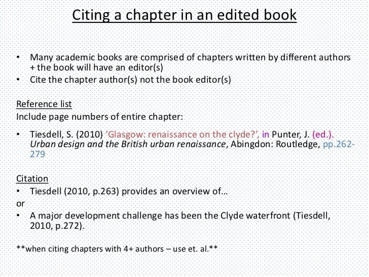 Understanding Citing & referencing harvard style