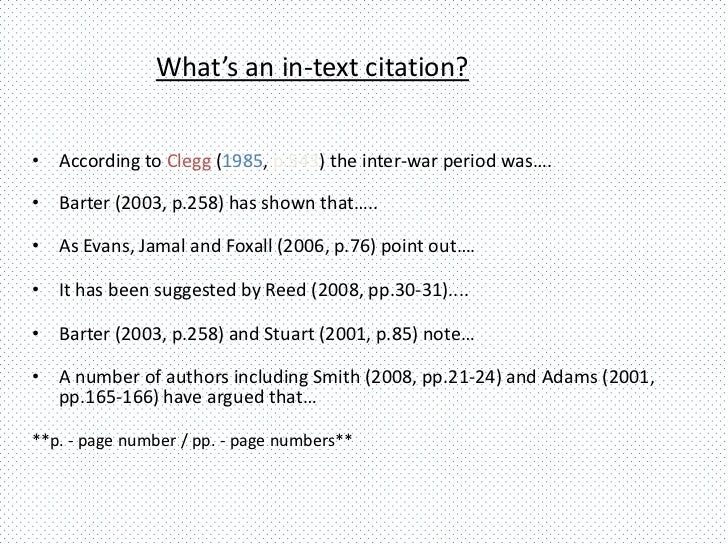 Understanding Citing & referencing harvard style