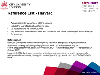 Citing, referencing and avoiding plagiarism | PPTX