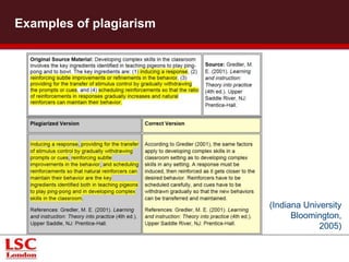 Consequences of plagiarism 
 