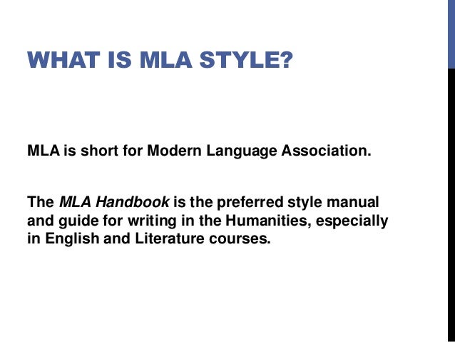 what is mla
