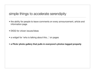 Citizen Happiness Workshop Part 2: The Building Blocks
