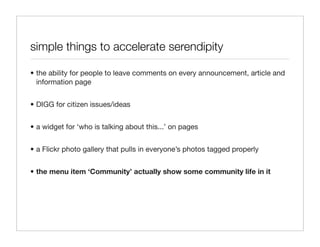 Citizen Happiness Workshop Part 2: The Building Blocks