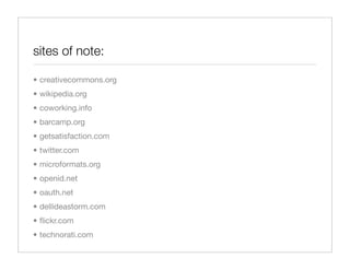 Citizen Happiness Workshop Part 2: The Building Blocks