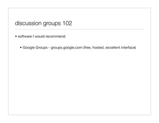 Citizen Happiness Workshop Part 2: The Building Blocks