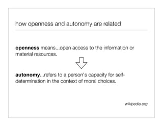Citizen Happiness Workshop Part 2: The Building Blocks