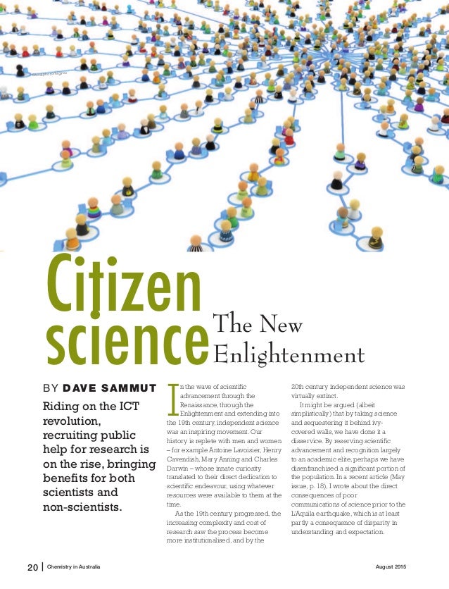 Citizen Science The New Enlightenment - 