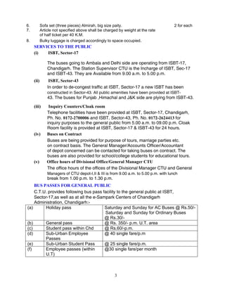 Citizen charter ctu | PDF