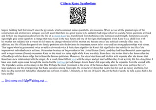 Citizen Kane Symbolism | PPT