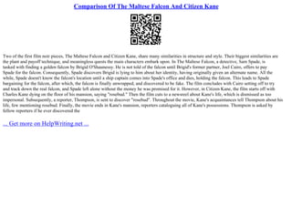 Citizen Kane Symbolism | PPT