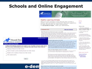 Schools and Online Engagement 
