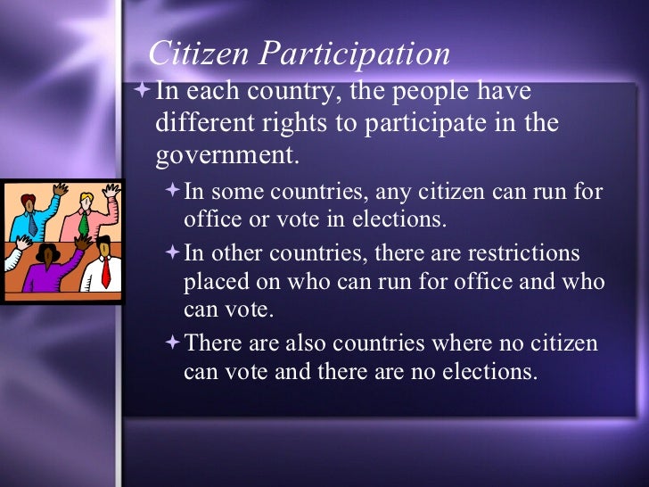 Citizen Participation Citizen Participation
