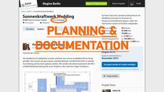 Planning &
Documentation
 
