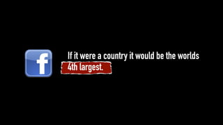 If it were a country it would be the worlds
4th largest.
 