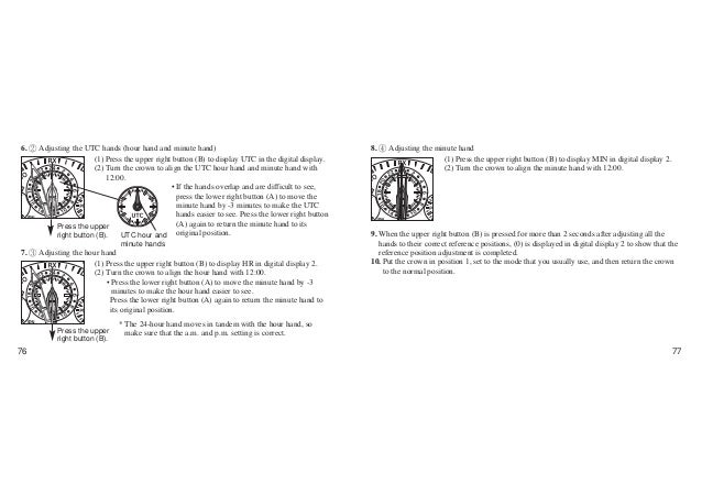 citizen promaster user manual