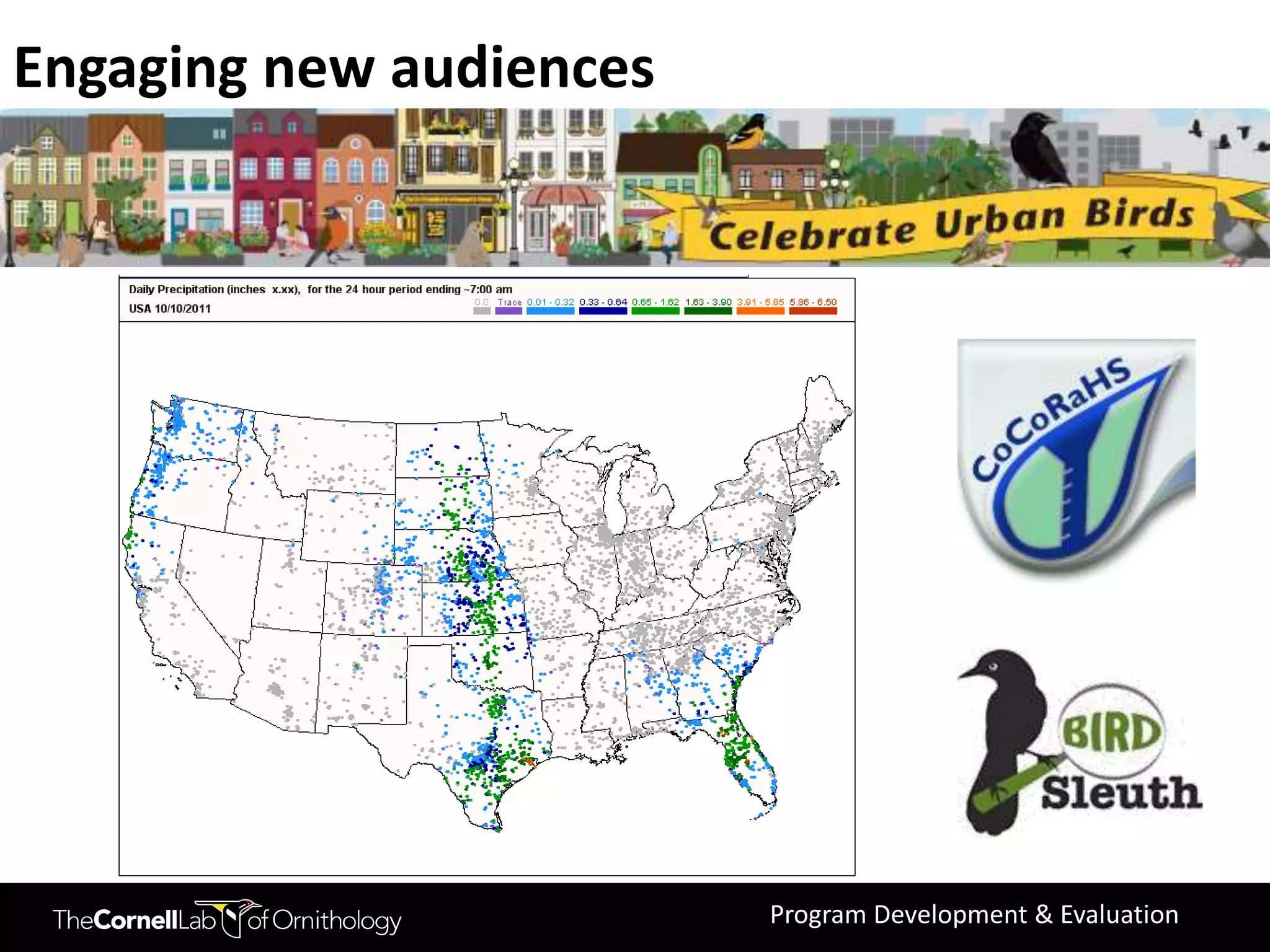 Engaging new audiences




                         Program Development & Evaluation
 