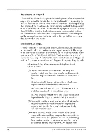 Citizens Guide To NEPA