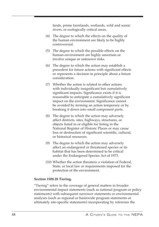 Citizens Guide To NEPA