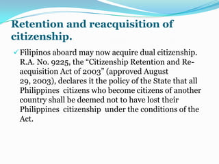 SUFFRAGESuffrageis the right and obligation to vote qualified citizens in the election of certain national and local officers of the government and in the decision of public questions submitted to the people.