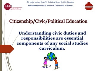 Citizenship education definition introduction and concept | PDF