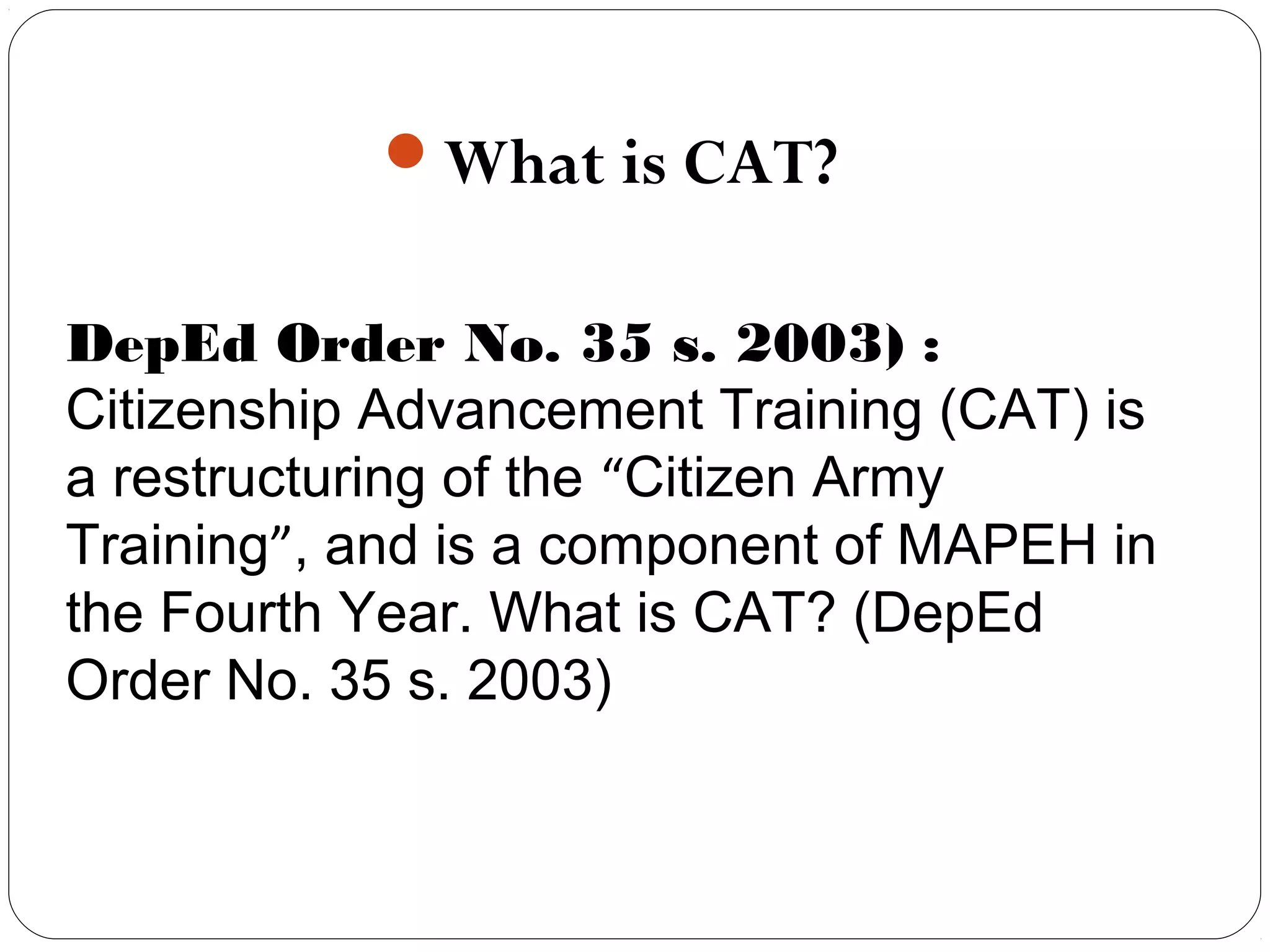 Citizenship advancement training | PPT