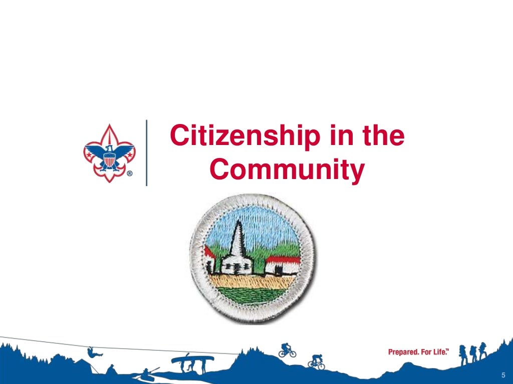 Citizenship in the Community Merit Badge Class Instructor Presentation