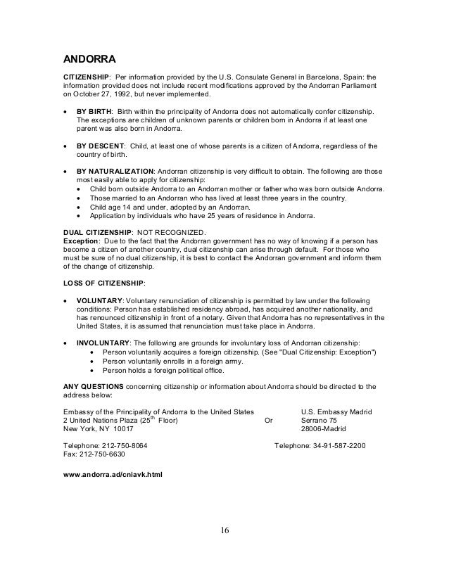 Citizenship of the world