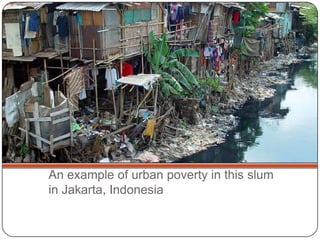 An example of urban poverty in this slum
in Jakarta, Indonesia

 