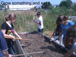 Grow something and eat it