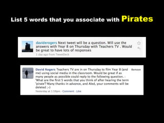 List 5 words that you associate with Pirates