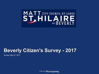 Powered by
Beverly Citizen's Survey - 2017
Sunday, May 07, 2017
 