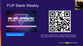 FLiP Stack Weekly
This week in Apache Flink, Apache Pulsar, Apache
NiFi, Apache Spark, Java and Open Source friends.
https://bit.ly/32dAJft
 
