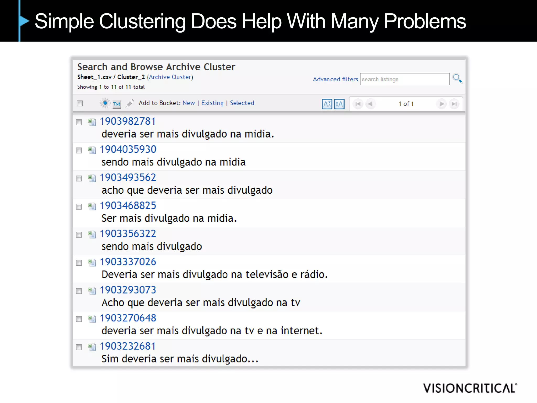 Simple Clustering Does Help With Many Problems
 