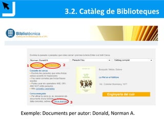 mobile webs university
Operador booleà NOT (-)
Recupera els documents que contenen un terme però exclou tots
els que contenen l’altre
Exemple: mobile webs NOT university
2. ESTRATÈGIA DE CERCA
 