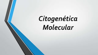 Citogenética
Molecular
 