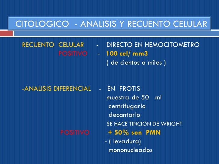 Citologico de dialisis