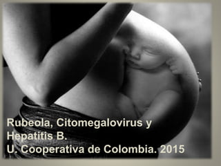 Rubeola, Citomegalovirus y
Hepatitis B.
U. Cooperativa de Colombia. 2015
 