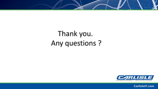 Thank you.
Any questions ?
 