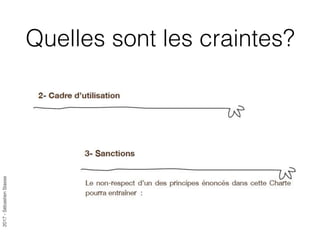 2017-SébastienStasse
Quelles sont les craintes?
 