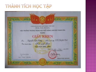 Nguyen van hung presentation