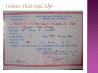 Nguyen van hung presentation