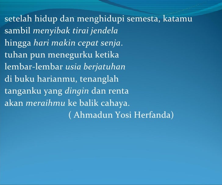 Citraan dalam puisi