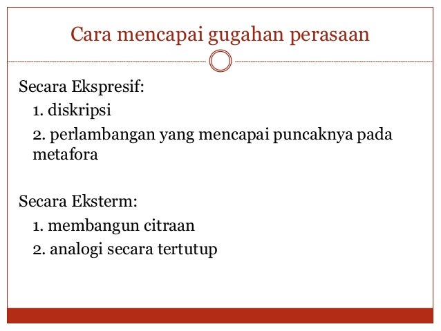 Citraan dalam puisi Citraan dalam puisi