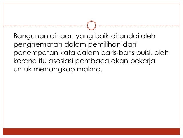 Citraan dalam puisi Citraan dalam puisi