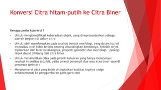 Citra biner | PPTX