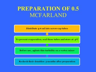 PREPARATION OF 0.5 MCFARLAND