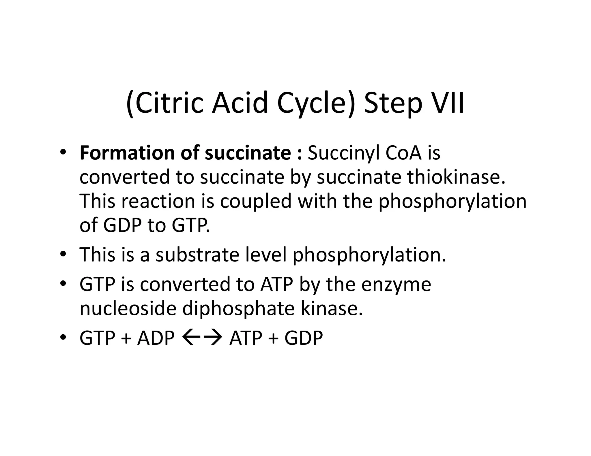 Citric Acid Cycle | Krebs Cycle | TCA cycle | PPT