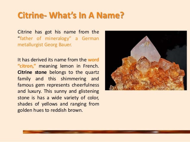 citrine meaning birthstone