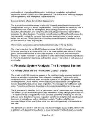 Critical Review of The 2028 Global Intelligence Crisis Scenario | PDF