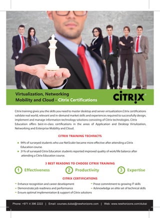 Citrix Training from new Horizons Dubai